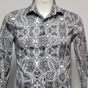 Mens Dress Shirt Long Sleeve XS